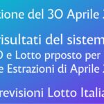 Estrazione de 30 Aprile 2024