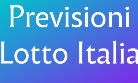 Benvenuti Sul Sito Previsioni Lotto Italia